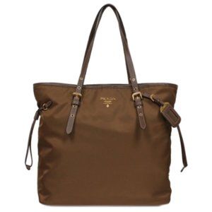 PRADA TESSUTO SAFFIAN SHOPPING TOTE